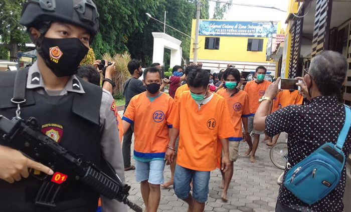 Polres Probolinggo Kota Ringkus 9 Pengedar Narkoba Polres Probolinggo Kota Ringkus 9 Pengedar Narkoba