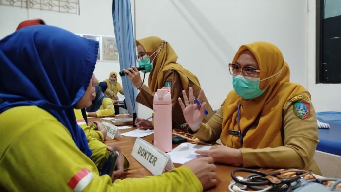 Puskesmas Bawangan Ploso Gelar Cek Kesehatan Gratis pada Karyawan Perusahaan Rokok