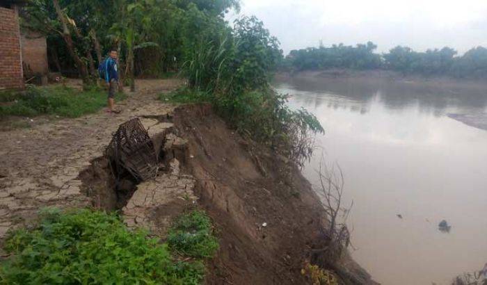 Desa Banjarejo Bojonegoro Terus Longsor, Sebagian Kampung Jadi Sungai Desa Banjarejo Bojonegoro Terus Longsor, Sebagian Kampung Jadi Sungai