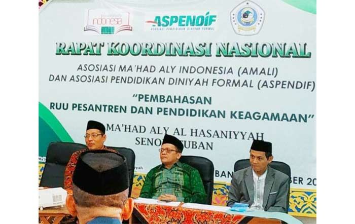 Aspendif dan Amali Gelar Rakornas Bahas RUU PPK di Tuban