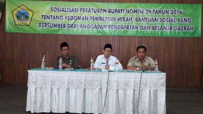 Bagian Kesra Pemkab Gresik Sosialisasikan Tentang Pedoman Bantuan kepada Tempat Ibadah