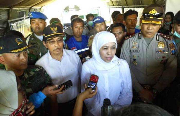 Dapur Hanya Satu, Mensos Kecewa saat Tinjau Posko Pengungsian Gunung Raung