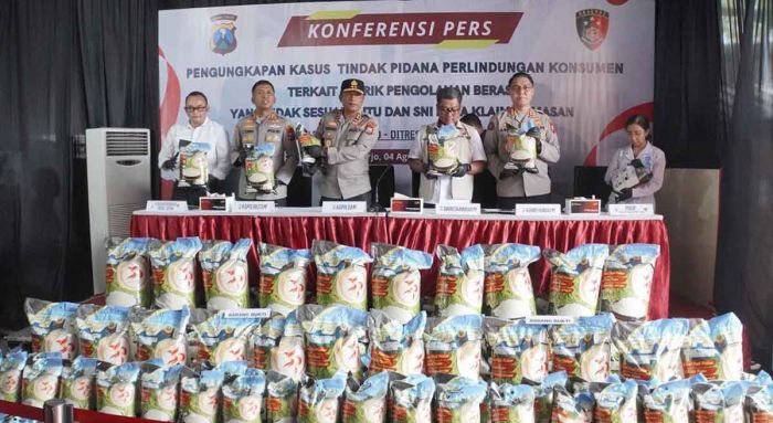 Ungkap Kasus Beras Oplosan Premium SPG, Polisi Amankan 12,5 Ton Ungkap Kasus Beras Oplosan Premium SPG, Polisi Amankan 12,5 Ton