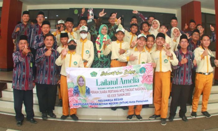 Bawa Gelar Juara MTQ Nasional XXIX, Dua Kafilah Asal Kota Pasuruan Disambut Meriah Bawa Gelar Juara MTQ Nasional XXIX, Dua Kafilah Asal Kota Pasuruan Disambut Meriah