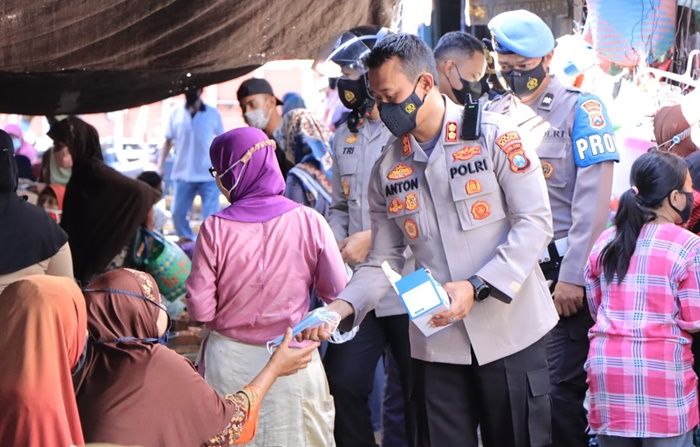 Penderita Varian Omicron Meningkat, Polres Madiun Gelar Operasi Yustisi Gabungan