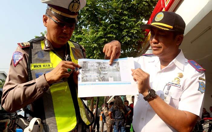 Jangan Coba-coba Melanggar Lalu Lintas di Surabaya, Dishub Kembali Uji Coba Tilang Berbasis CCTV