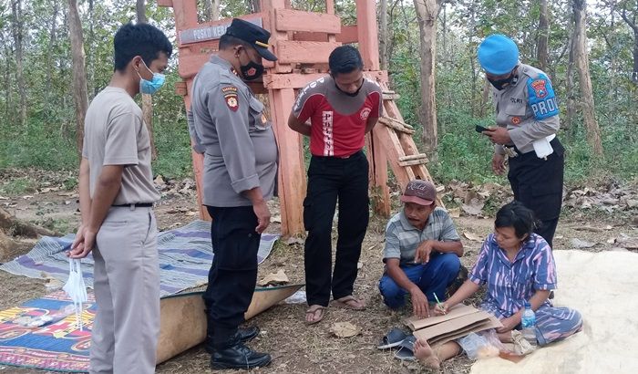 Seorang Perempuan Linglung Diduga Warga Semarang Ditemukan Petani Porang di Tengah Hutan Madiun