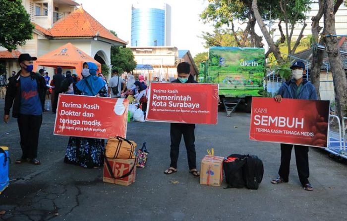 Tambah 56 Orang, Total 923 Pasien Sembuh Covid-19 Kota Surabaya Tambah 56 Orang, Total 923 Pasien Sembuh Covid-19 Kota Surabaya
