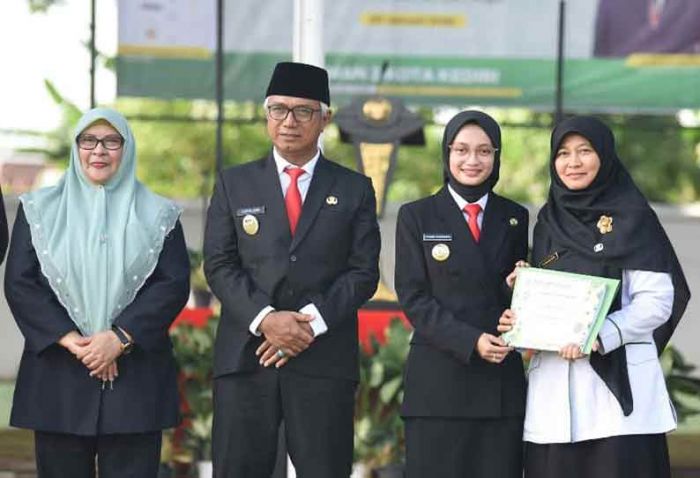 Pimpin Upacara HAB ke-80 Kemenag Kota Kediri, Mbak Wali: Banyak Prestasi yang Telah Diraih