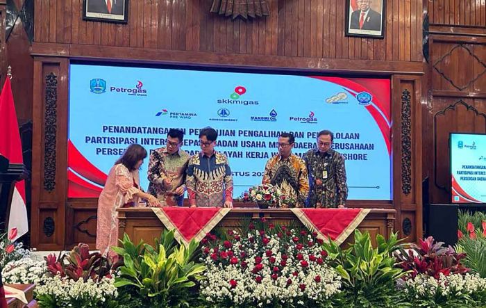 Teken Proses Pengalihan, PI 10 Persen Resmi Diperoleh PT Sumber Daya Bangkalan