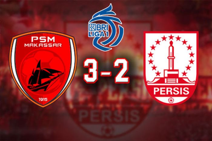 Hasil PSM Makassar vs Persis Solo: Menang 3-2,  Juku Eja Makin Kokoh di Puncak Klasemen