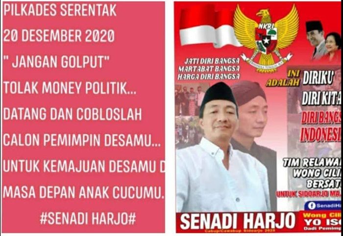 ​Pendiri Relawan Wong Cilik Bersatu Kedungbocok Sidoarjo Ajak Warga Sukseskan Pilkades