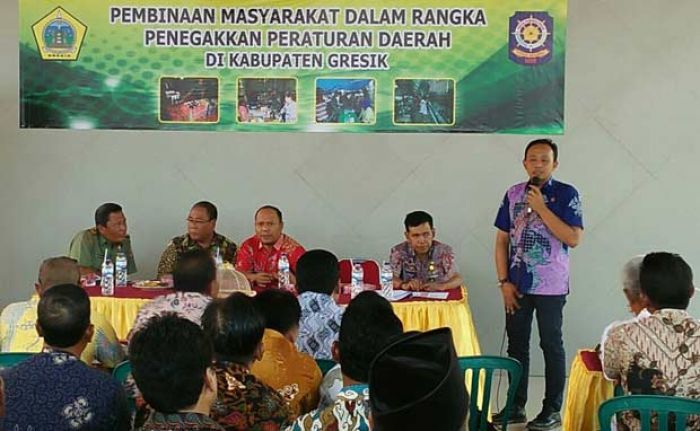 Tegakkan Perda, Dispol PP Gresik Ajak Desa Bikin Perdes tentang Trantibum Tegakkan Perda, Dispol PP Gresik Ajak Desa Bikin Perdes tentang Trantibum