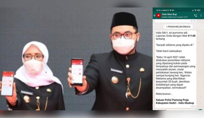 Aplikasi Halo Mas Bup Mulai Dirasakan Oleh Masyarakat Kabupaten Kediri Aplikasi Halo Mas Bup Mulai Dirasakan Oleh Masyarakat Kabupaten Kediri