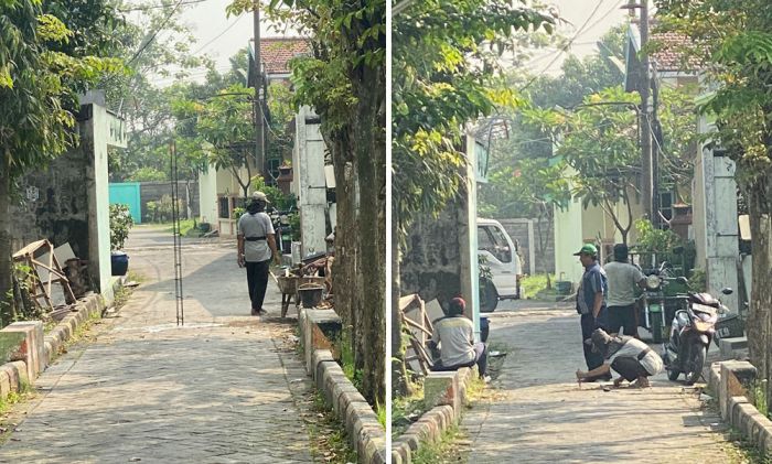 Gara-Gara Kalah Pilkades, Mantan Kades Jemundo Sidoarjo Tutup Akses Jalan Desa