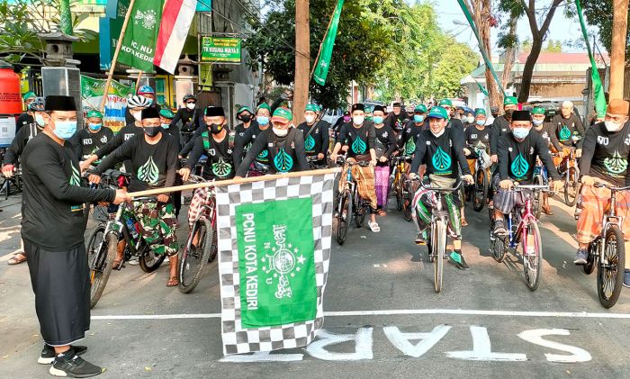 Peringati Hari Santri Nasional 2021, PCNU Kota Kediri Gelar Gowes Religi Peringati Hari Santri Nasional 2021, PCNU Kota Kediri Gelar Gowes Religi