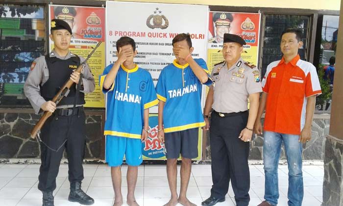 Polsek Kejayan Pasuruan Ringkus Duo Belia Pembobol Alfamart Polsek Kejayan Pasuruan Ringkus Duo Belia Pembobol Alfamart