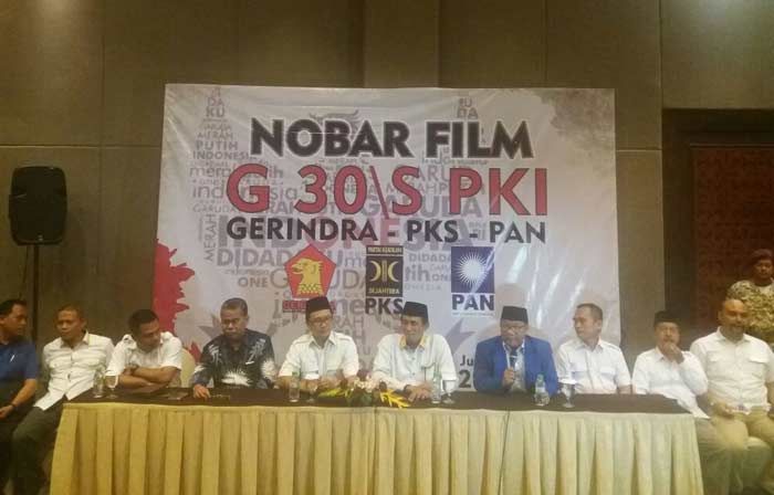 Jajaki Koalisi Pilgub, Tiga Partai Nobar Film G30S/PKI Jajaki Koalisi Pilgub, Tiga Partai Nobar Film G30S/PKI