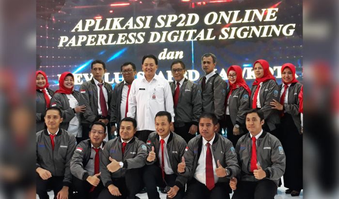 Inovatif, Pemprov Jatim Launching Aplikasi SP2D Online dan Paperless Digital Signing