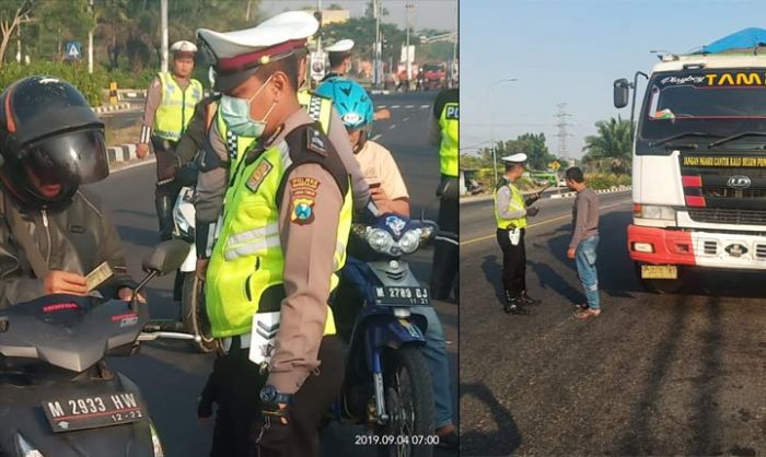 7 Hari Operasi Patuh, Satlantas Polres Bangkalan Tindak 1.054 Pelanggar
