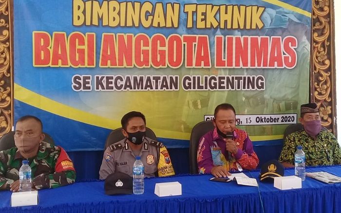 Jelang Pilkada, Kecamatan Giligenting Sumenep Gelar Bimtek Linmas Jelang Pilkada, Kecamatan Giligenting Sumenep Gelar Bimtek Linmas