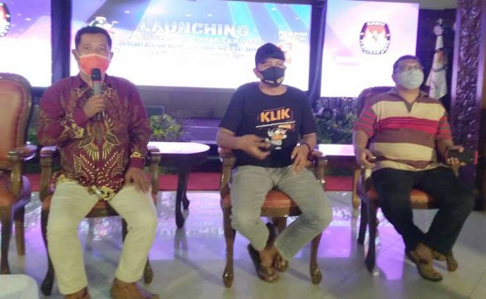 KPU Lamongan Sosialisasikan Hastag Lamongan Ayem Tentrem KPU Lamongan Sosialisasikan Hastag Lamongan Ayem Tentrem