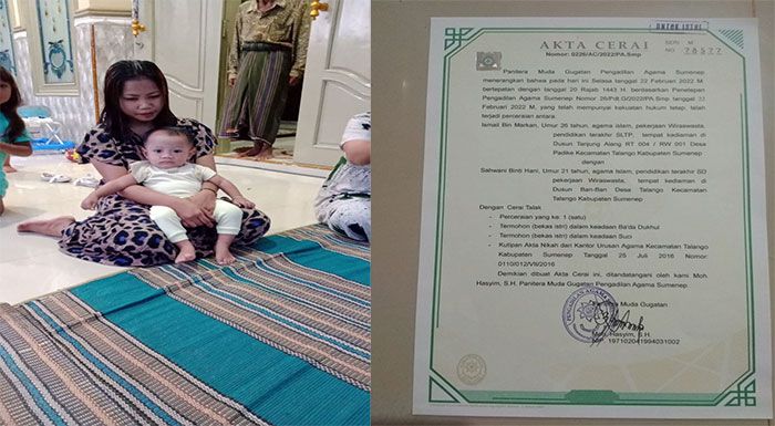 Merasa Tak Ditalak, Wanita di Talango Sumenep ini Kaget Terima Akta Cerai Merasa Tak Ditalak, Wanita di Talango Sumenep ini Kaget Terima Akta Cerai