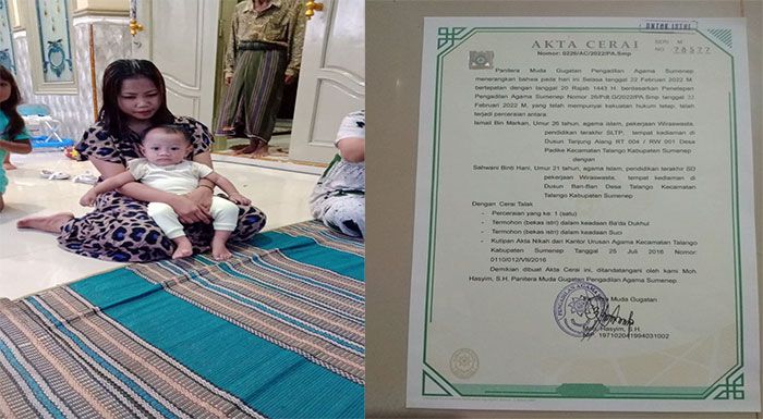 Merasa Tak Ditalak, Wanita di Talango Sumenep ini Kaget Terima Akta Cerai