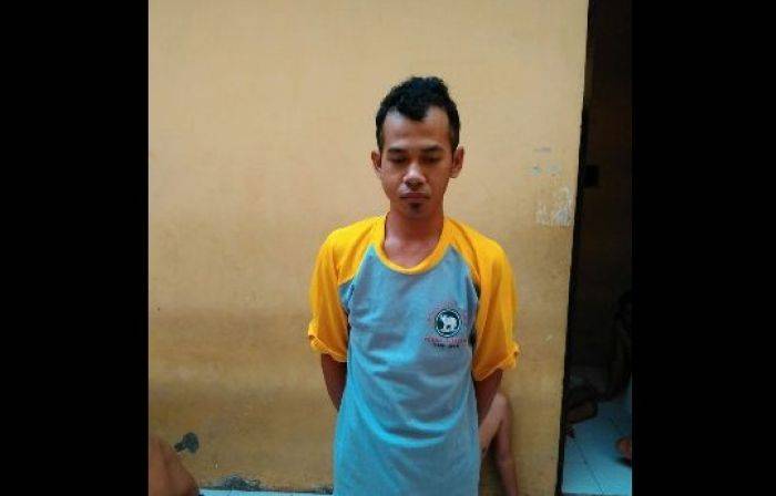 Curi Peralatan Bangunan, Kepergok Satpam Curi Peralatan Bangunan, Kepergok Satpam