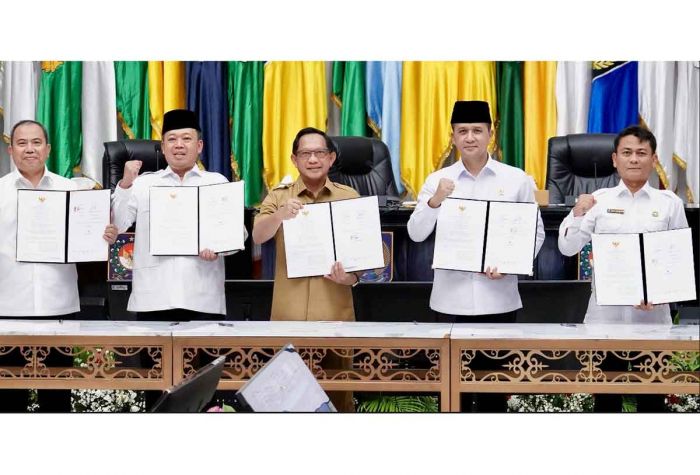 Kementerian ATR/BPN Perkuat Sinergi Tata Kelola Pertanahan dan Tata Ruang dengan 4 K/L Kementerian ATR/BPN Perkuat Sinergi Tata Kelola Pertanahan dan Tata Ruang dengan 4 K/L