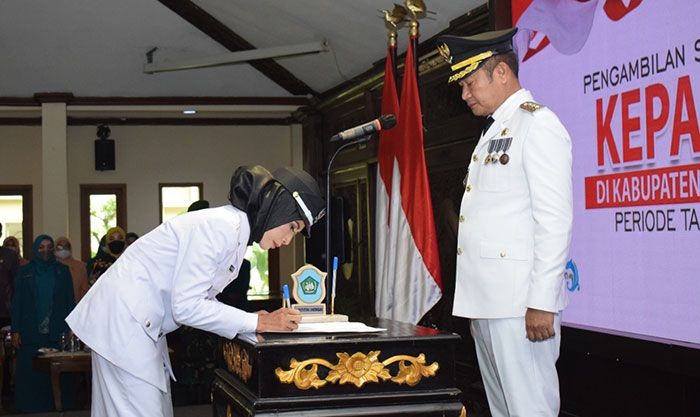 Berikut Pesan Bupati Lamongan untuk 60 Kepala Desa yang Dilantik