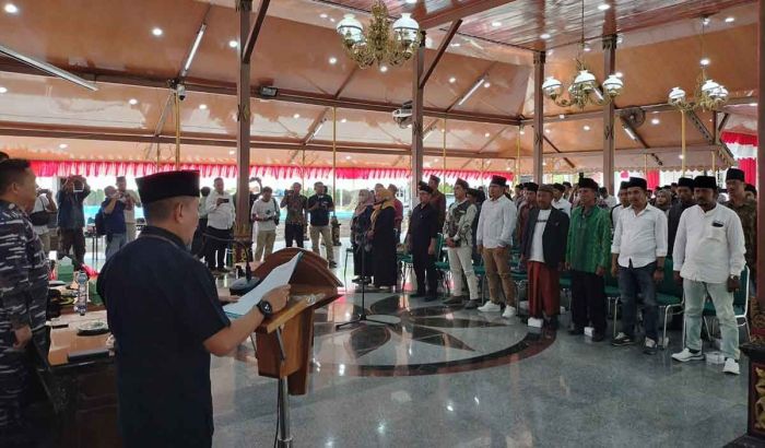 Puluhan Calon Kepala Desa di Bangkalan Gelar Deklarasi Damai