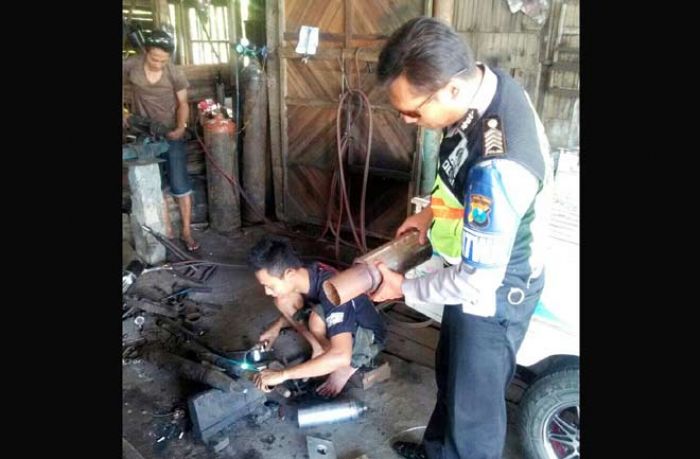 Jelang Tahun Baru, Polres Pasuruan Razia Knalpot Brong Jelang Tahun Baru, Polres Pasuruan Razia Knalpot Brong