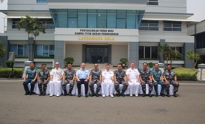 Pangarmatim Terima Courtesy Call dari Director General Maritime Operations, Royal Australian Navy