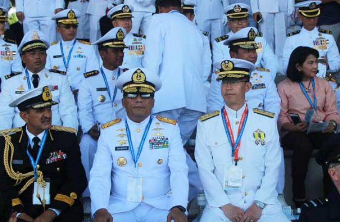 Pangarmatim Ikuti International Maritime Review 2017 di Singapura