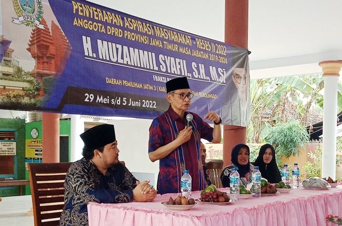 Serap Aspirasi, Anggota DPRD Jatim Muzammil Syafi