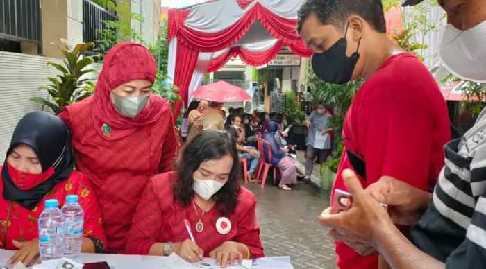 Percepat Herd Immunity, DPC Sarinah Gresik Kembali Gelar Vaksinasi