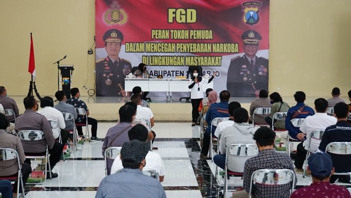Polresta Sidoarjo Bersama BNNK Gandeng Tokoh Pemuda Perangi Narkoba Polresta Sidoarjo Bersama BNNK Gandeng Tokoh Pemuda Perangi Narkoba