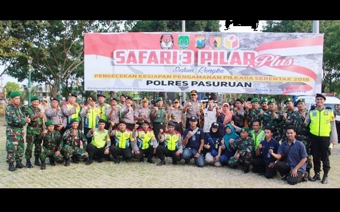 Usai Keliling ke 17 Polsek, Kapolres Pasuruan Tutup Safari Tiga Pilar Plus 