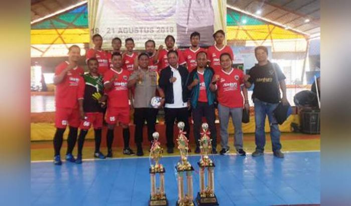 Tim Pokja Wankum Meriahkan Kejuaraan Futsal Piala Kapolres Tanjung Perak