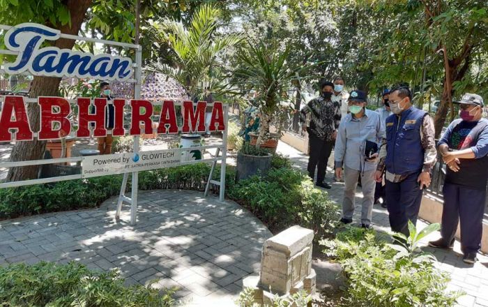 Pastikan Penerapan Prokes, Pj Bupati Sidoarjo Sidak Taman Abhirama Pastikan Penerapan Prokes, Pj Bupati Sidoarjo Sidak Taman Abhirama