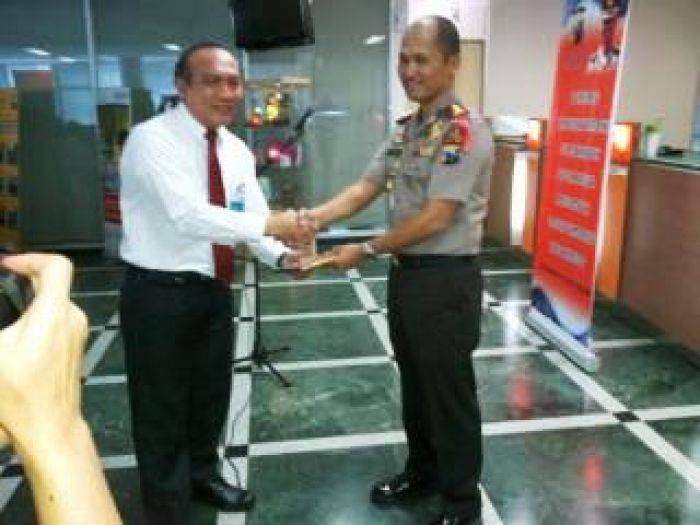 Polres Gresik Launching Imbauan Kamtibmas di Perbankan