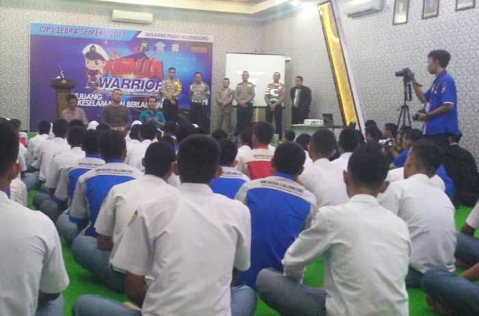 Satlantas Polres Bojonegoro Bentuk Ninja Warrior, Pejuang Keselamatan dari Kalangan Pelajar