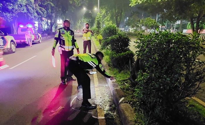 Hantam Median Jalan di Raya Buduran Sidoarjo, Warga Surabaya Tewas Luka Parah di Kepala