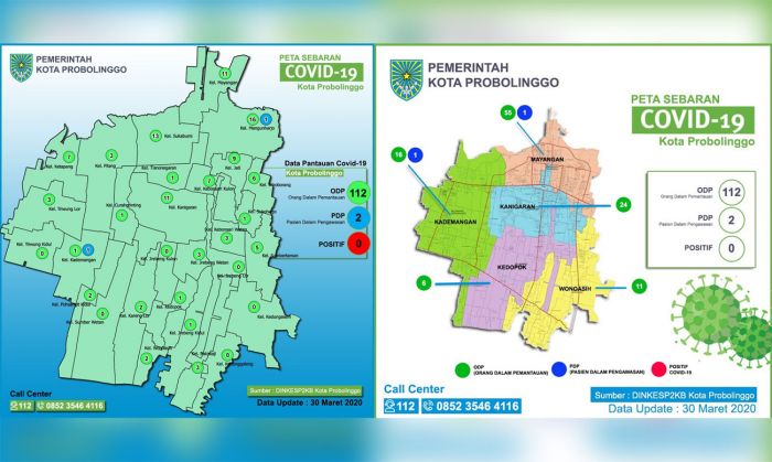 Update Virus Corona di Kota Probolinggo, PDP Jadi 2 Orang, ODP 112 Update Virus Corona di Kota Probolinggo, PDP Jadi 2 Orang, ODP 112