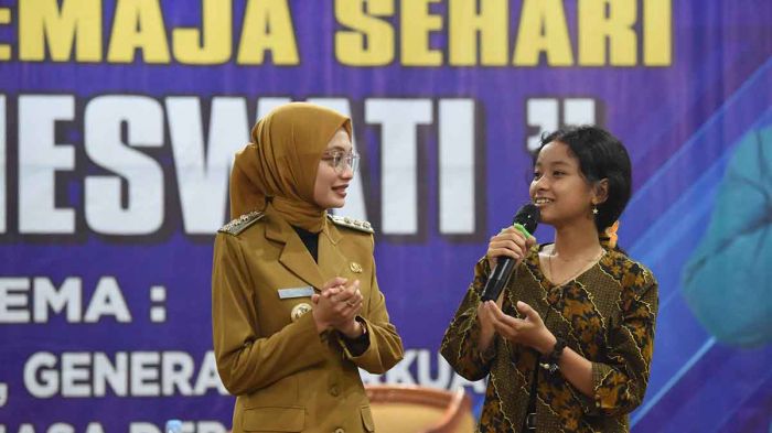 Dukung Indonesia Emas 2045, Wali Kota Kediri Buka Sekolah Remaja Sehari Prameswati