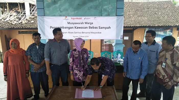 EMCL Dukung Penuh Desa Ngraho Jadi Kawasan Bebas Sampah