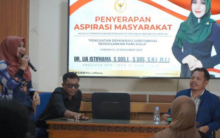 Serap Aspirasi, Lia Istifhama Ajak HMI Perkuat Demokrasi Pancasila