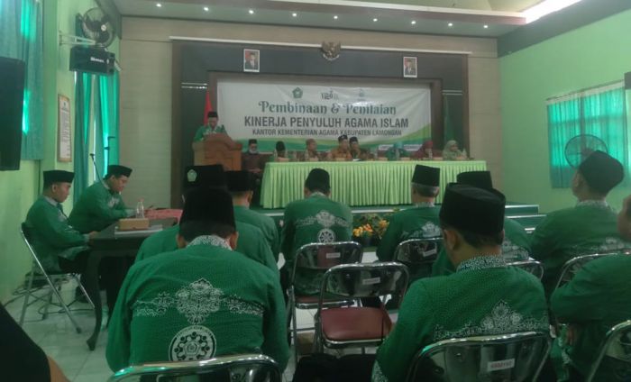 Evaluasi Kinerja Penyuluh Agama, Kemenag Lamongan Gelar Pembinaan dan Penilaian