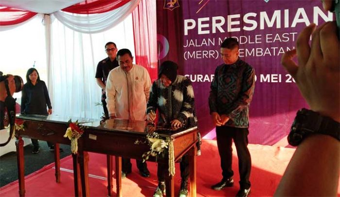 Resmikan Segmen di Gunung Anyar, Risma Tuntaskan Pembangunan Arteri MERR Resmikan Segmen di Gunung Anyar, Risma Tuntaskan Pembangunan Arteri MERR